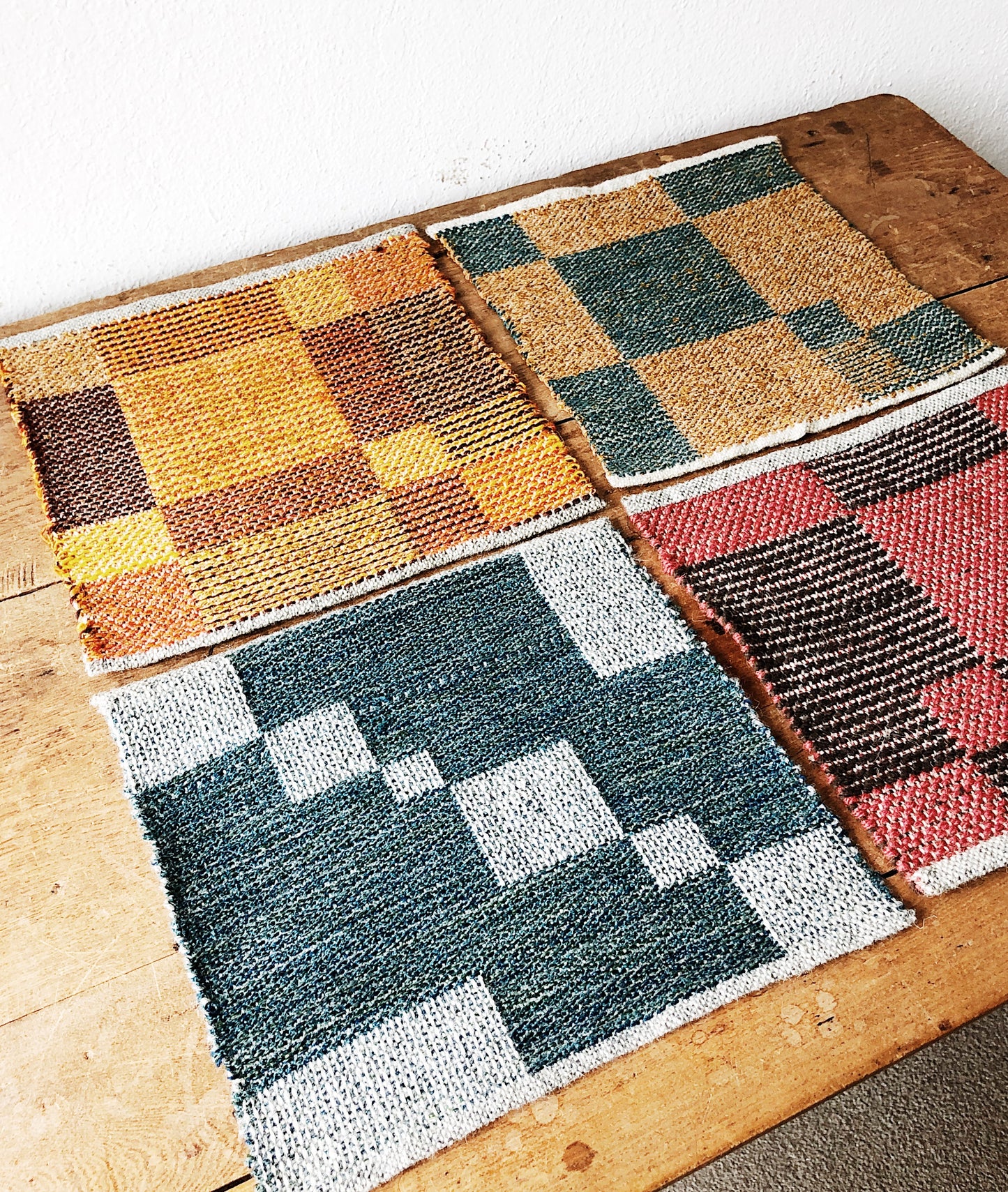 Handmade Wool Mat Set