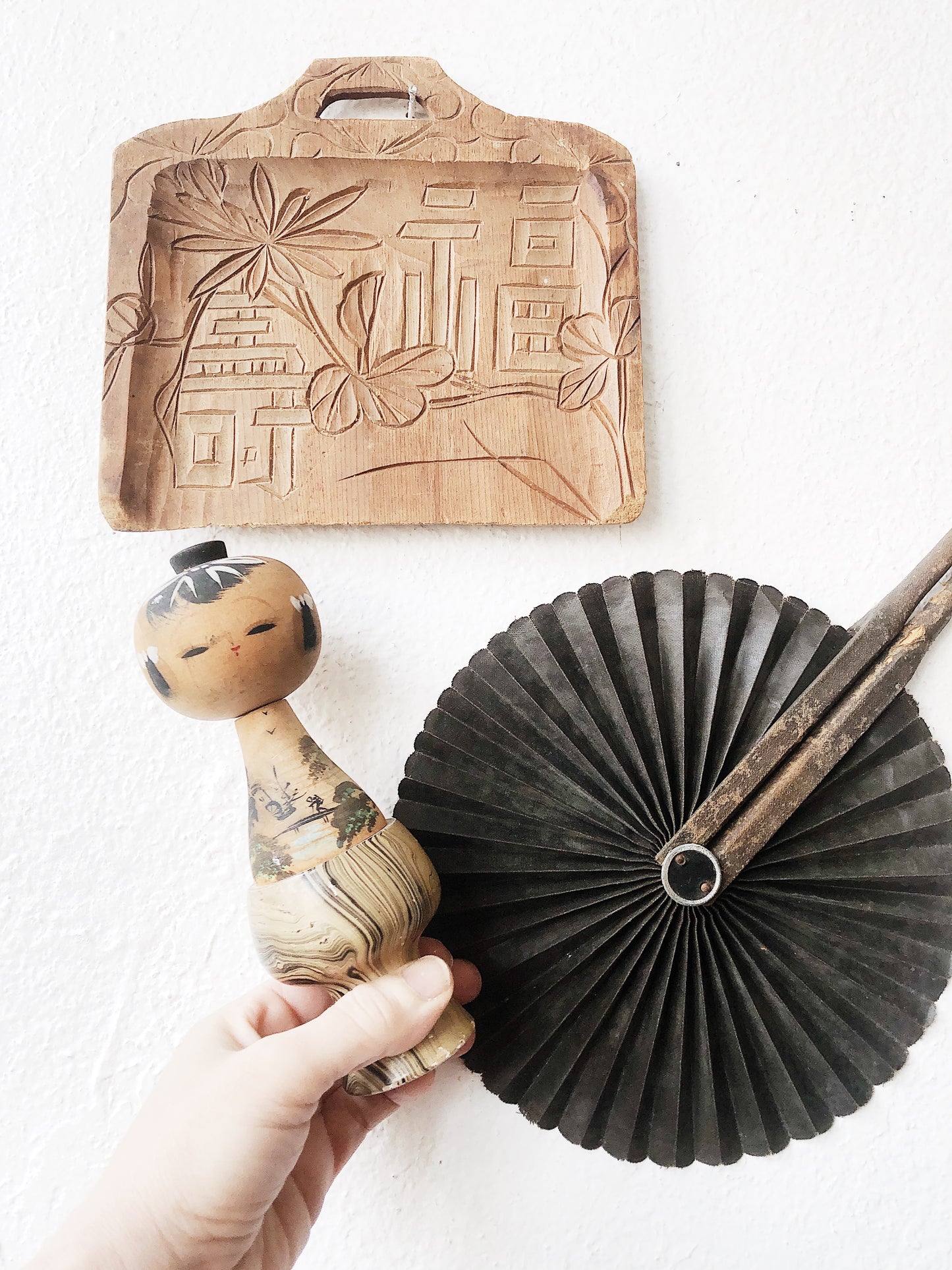 Antique Japanese Silk Fan