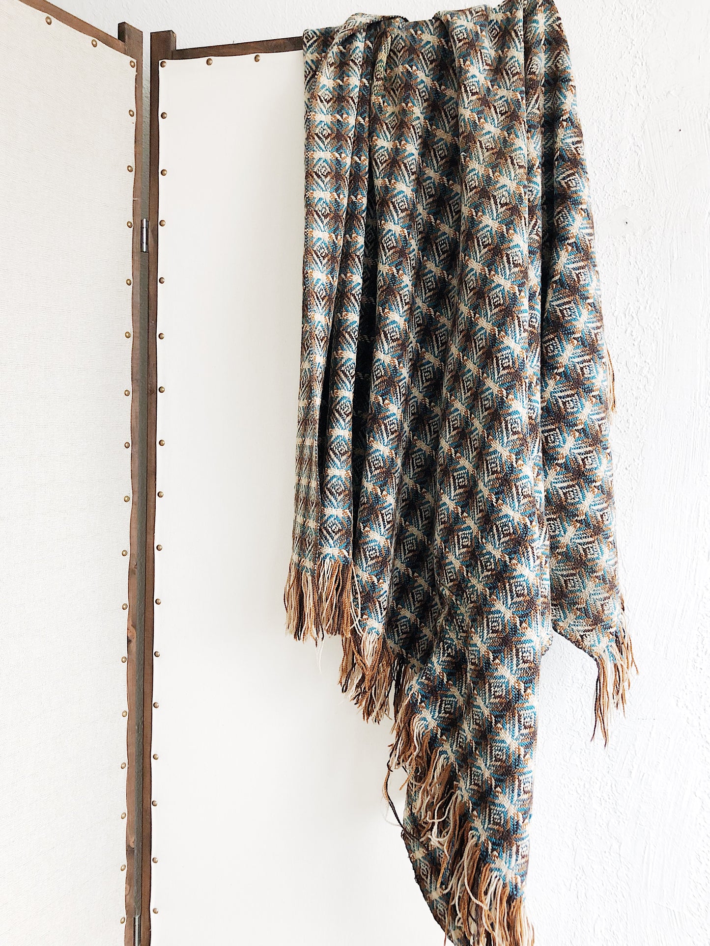 Vintage Pendleton Wool Throw Blanket