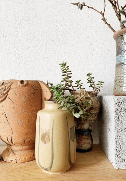 Vintage Art and Crafts Pottery Vase