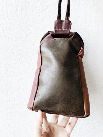 Vintage Leather Cross Body Pouch