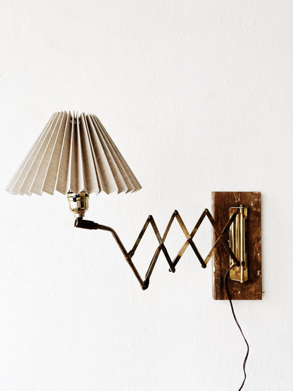 Vintage Scissor Lamp