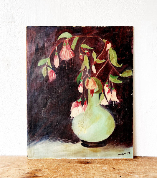 Vintage Floral Oil Painting