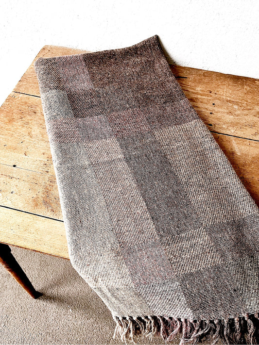 Vintage Irish Wool Throw