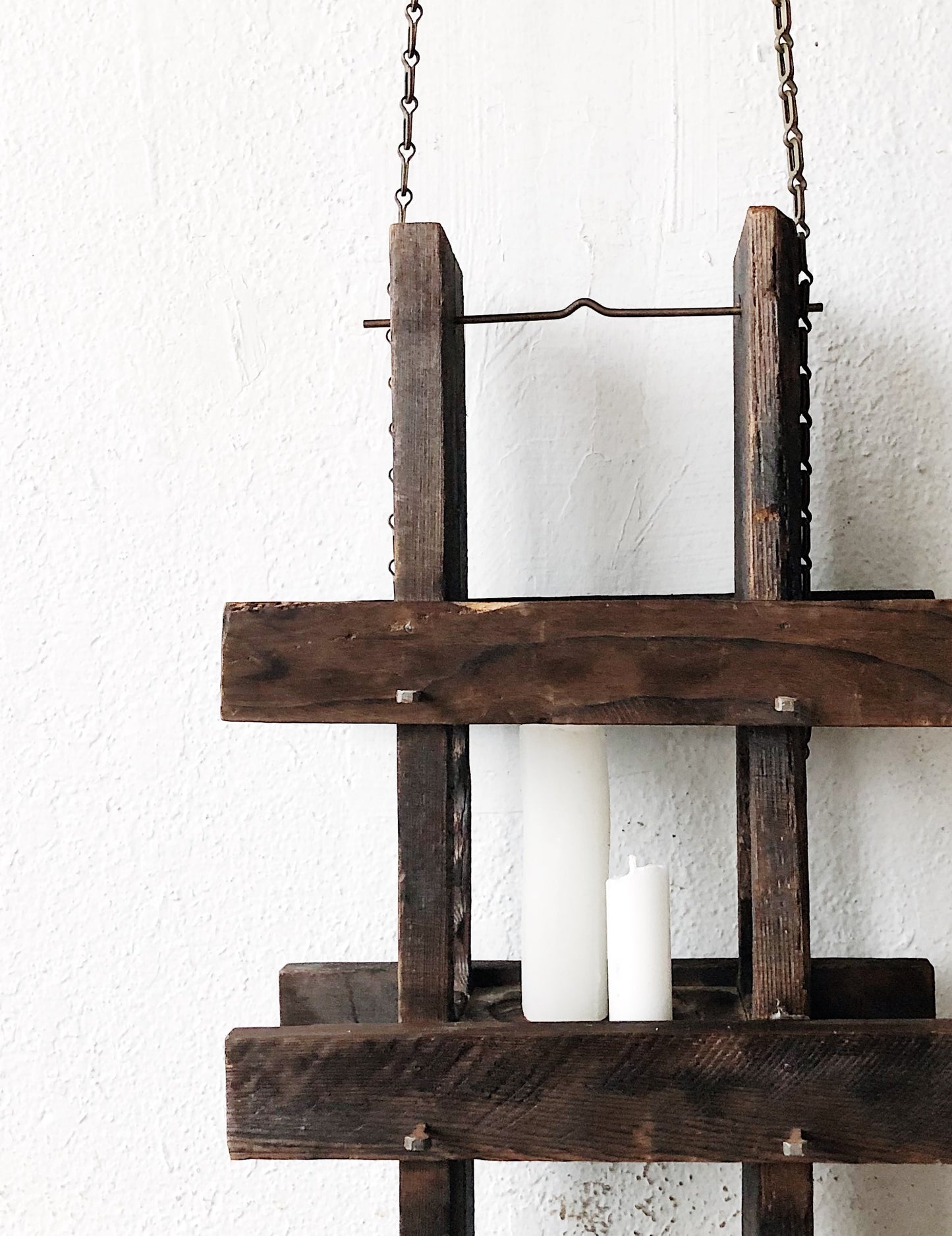 Vintage Brutalist Style Garden Lantern