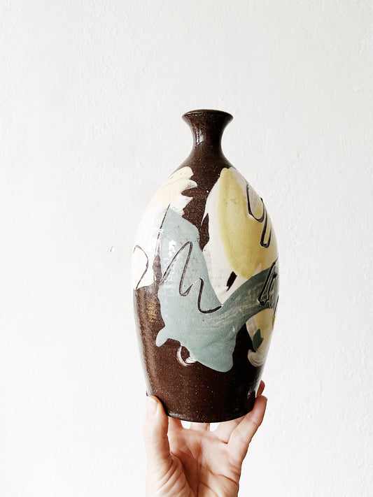 Vintage Handmade Ceramic Vessel