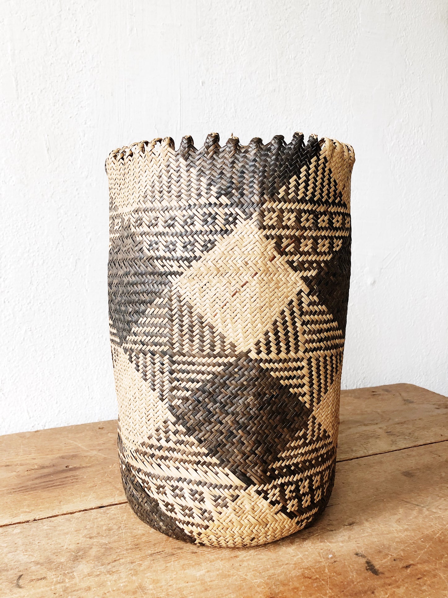 Vintage Seagrass Basket