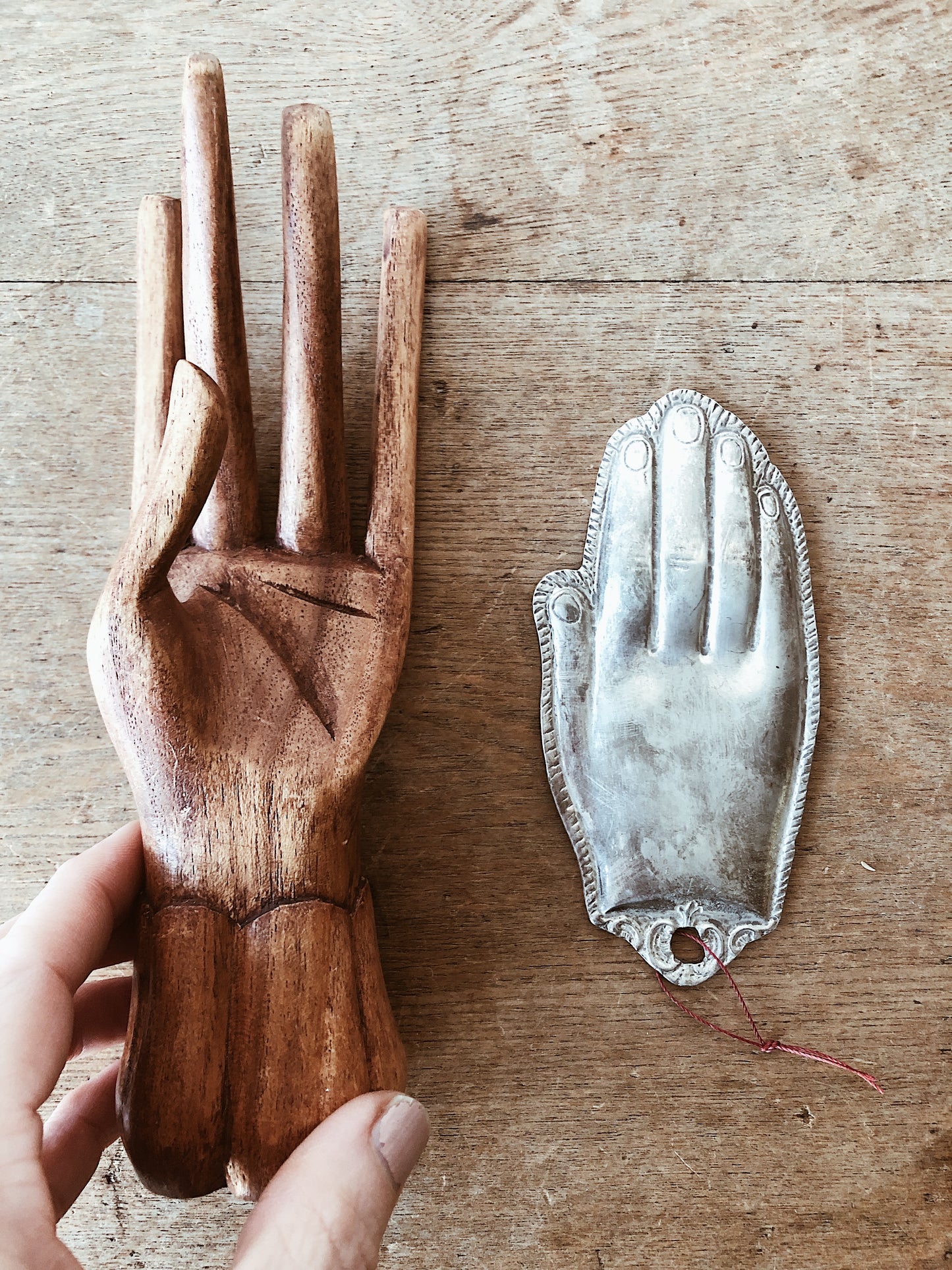 Vintage Wooden Hand