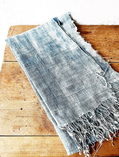 Vintage Indigo Mudcloth