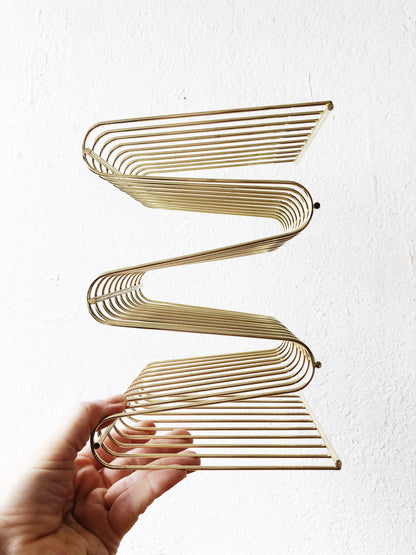 Vintage Goldtone Rack