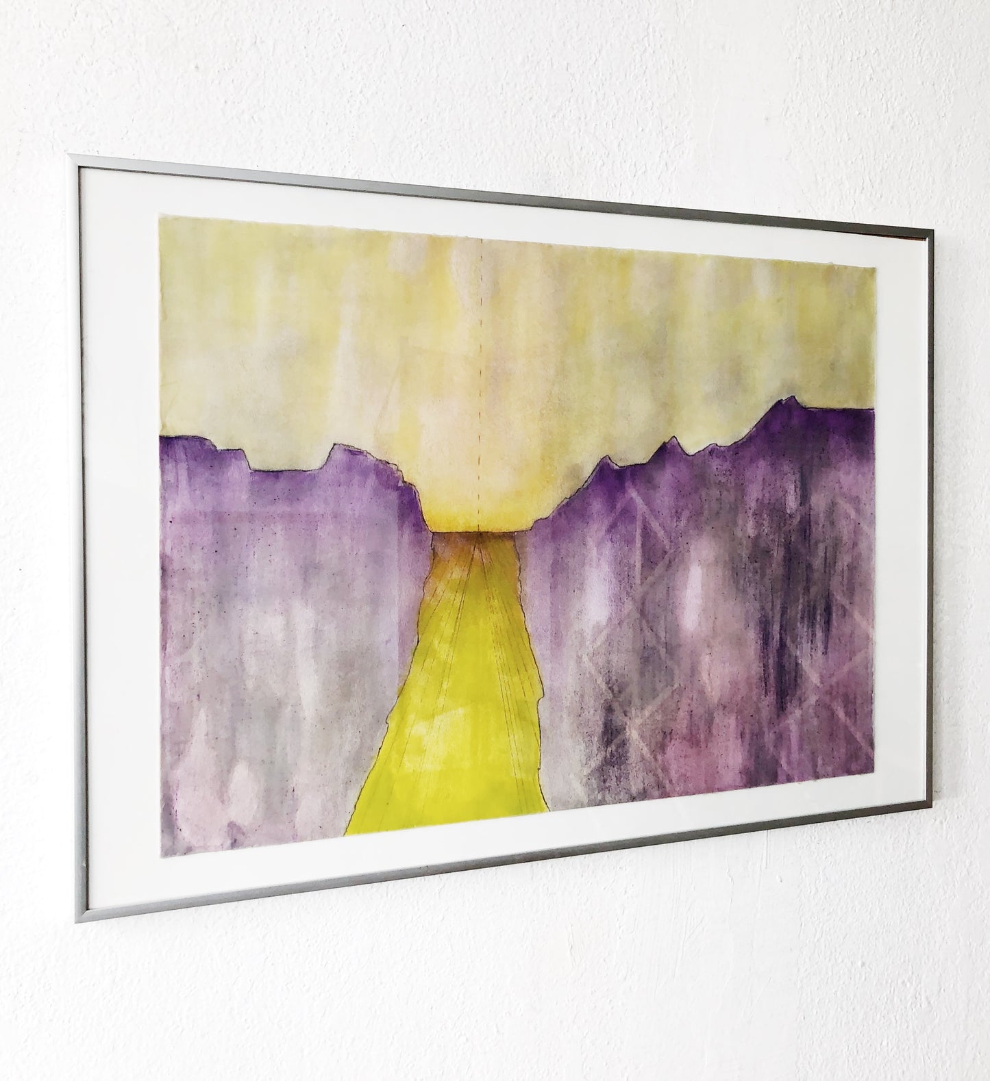 Original Abstract Encaustic Mix Media Artwork