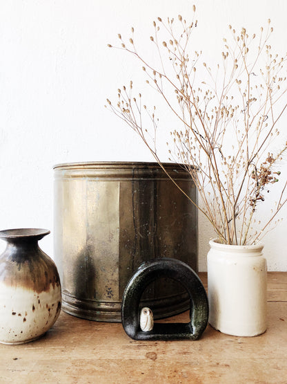 Large Brass Plant Pot