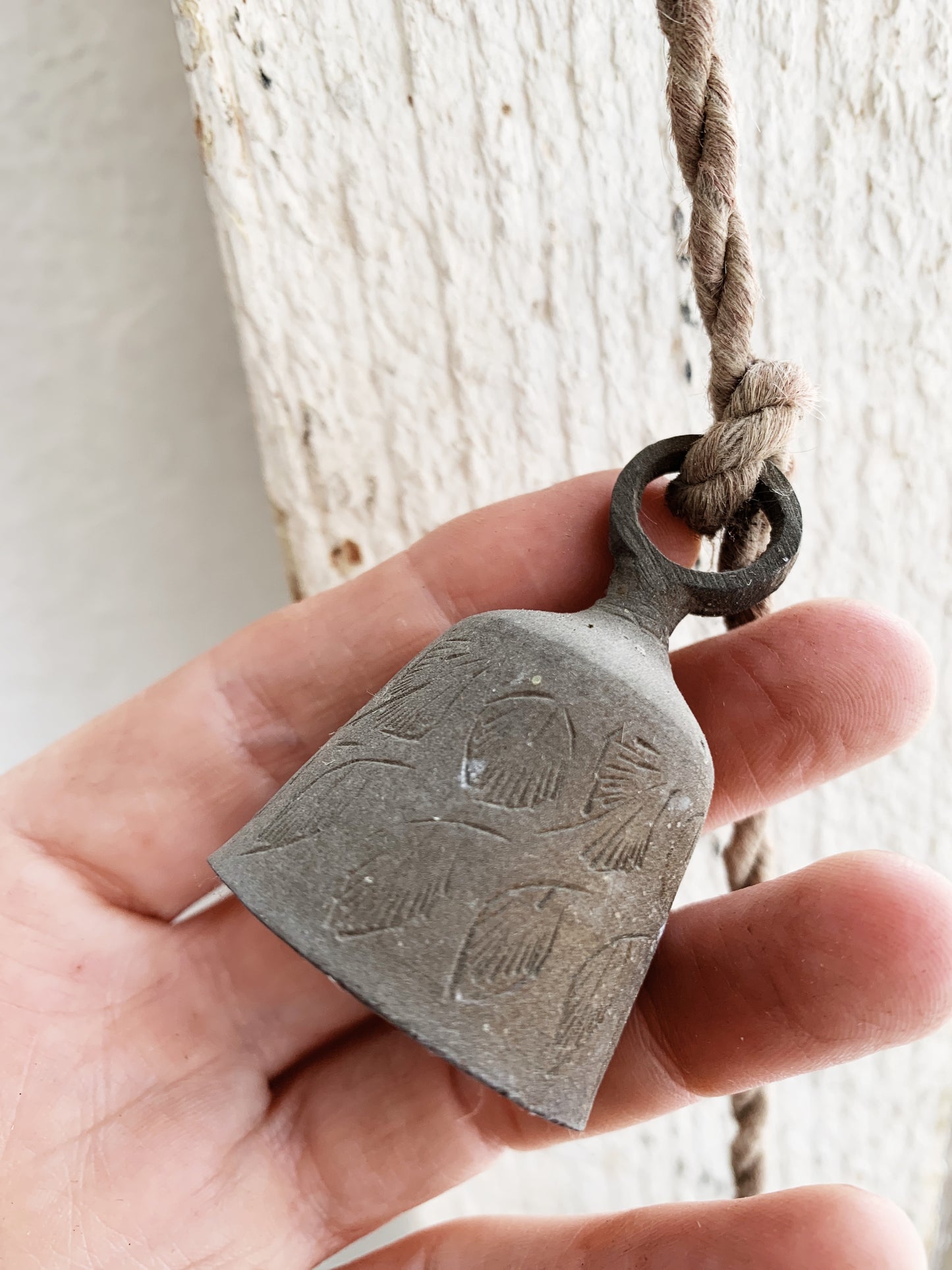 Antique Incised Brass Temple Bells