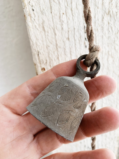 Antique Incised Brass Temple Bells