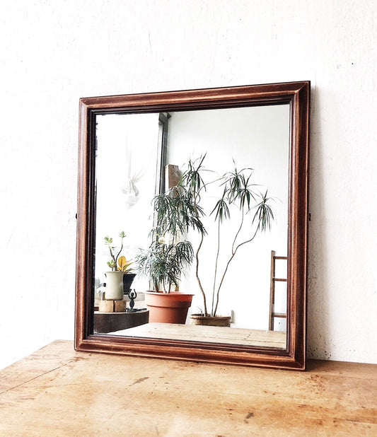 Simple Wood Frame Mirror