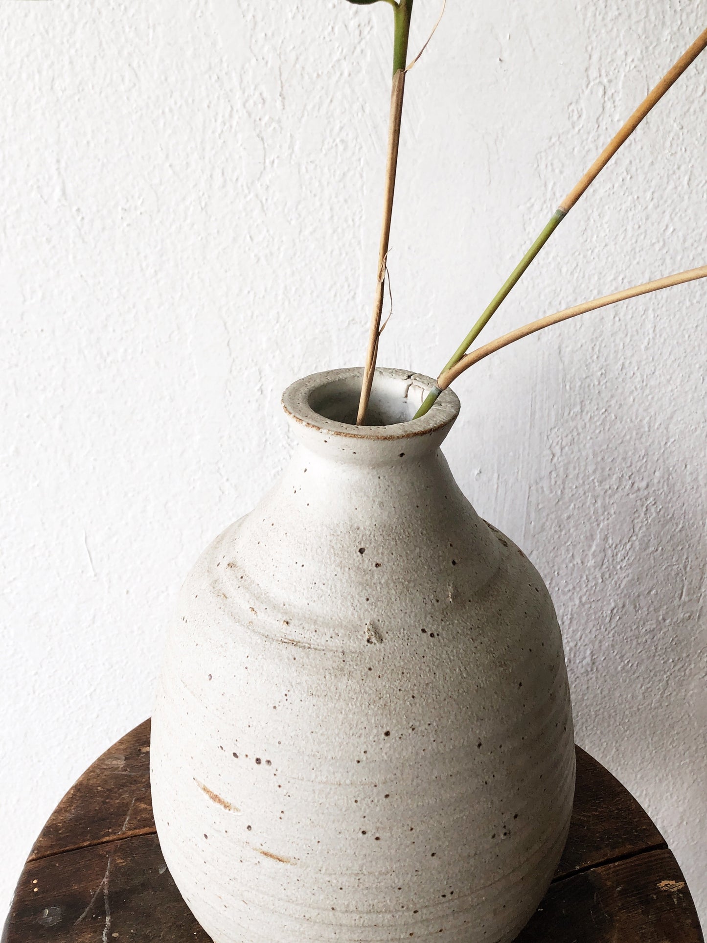 Large Vintage Matte Pottery Vase