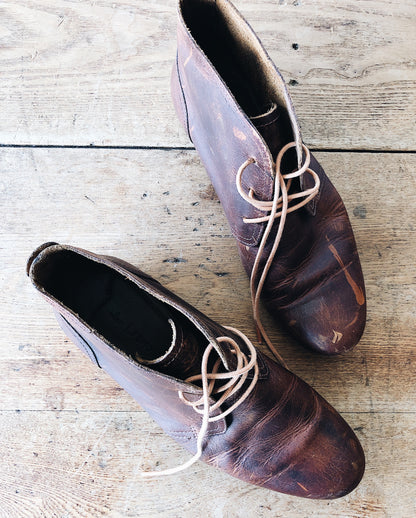 Vintage J Shoes Distressed Bootie