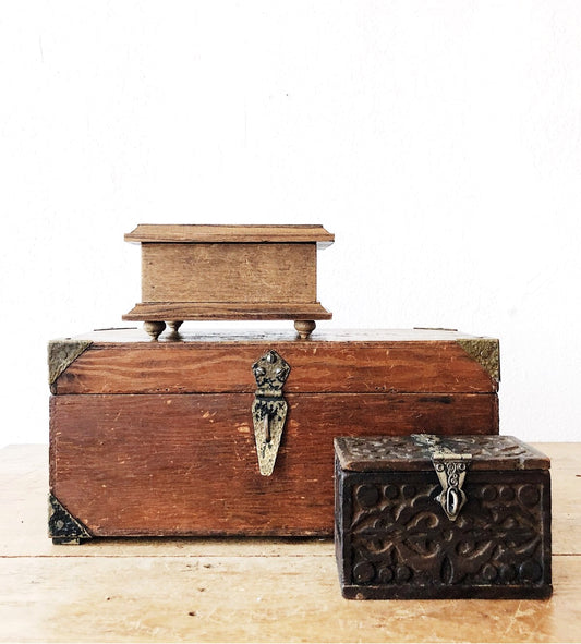 Vintage Wooden Chest