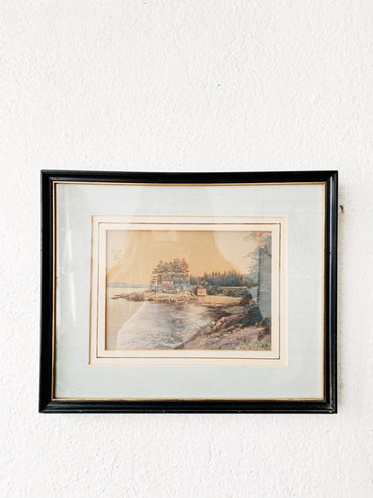 Vintage Hand Tint Litho