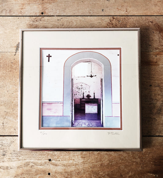 Original California Mission Film Photo ‘Heavenly Arches’