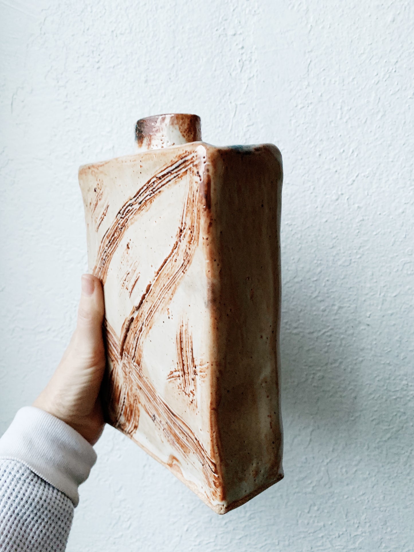 Vintage Handmade Art Pottery Vase