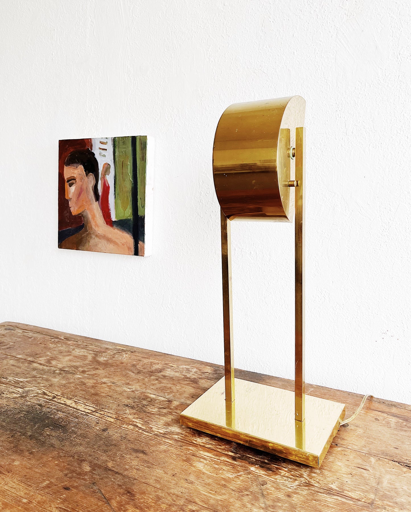 Vintage George Kovacs Demilune Lamp