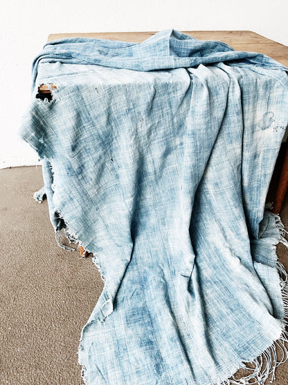 Vintage Indigo Mudcloth