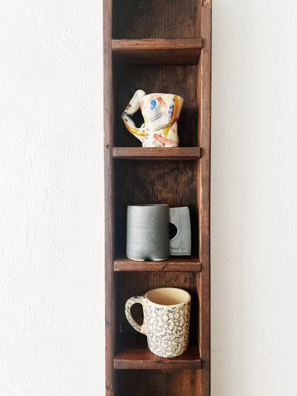 Primitive Cubby Shelf