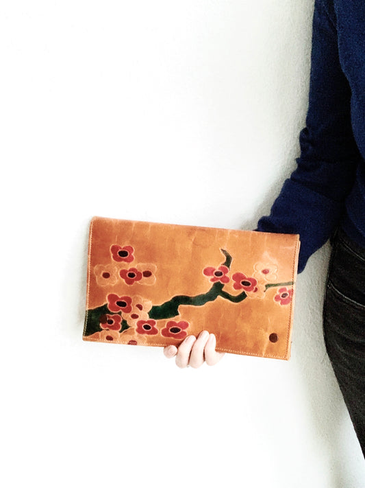 Vintage Leather Clutch