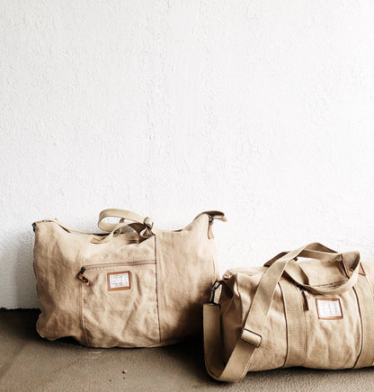 Vintage Deadstock Canvas Duffle and Overnight Bag