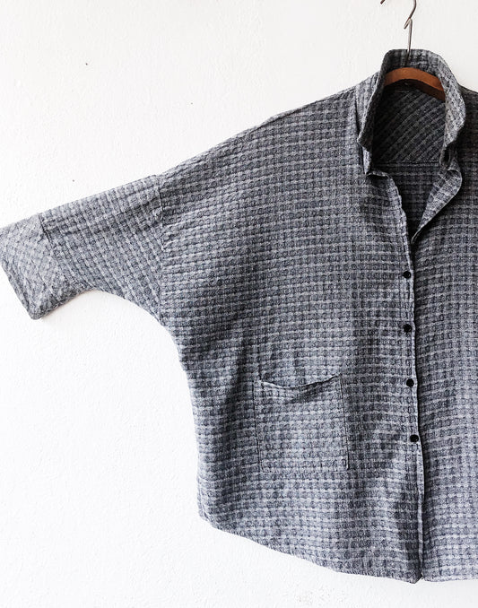 Vintage Woven Button Down
