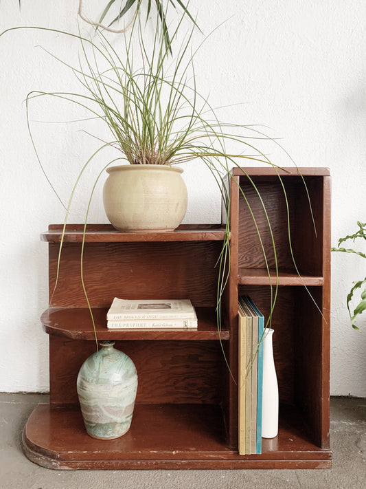 Vintage Handmade Solid Wood Shelf