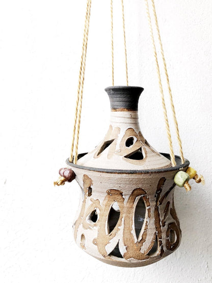 Vintage Stoneware Lantern