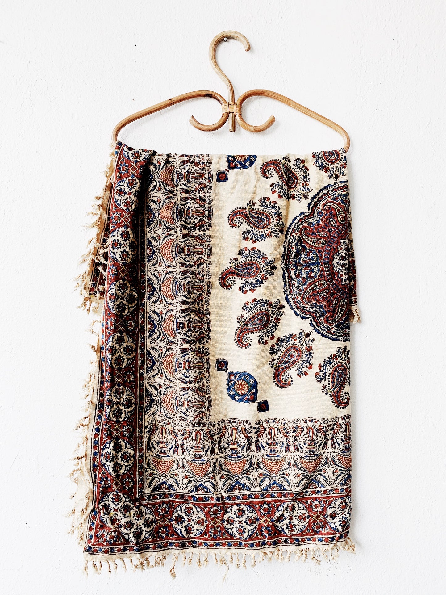 Vintage Cotton Block Print Textile