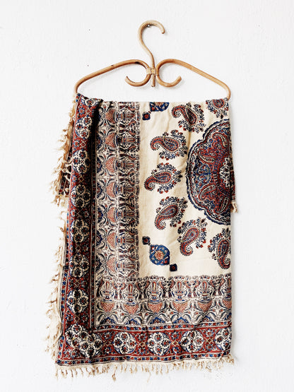 Vintage Cotton Block Print Textile