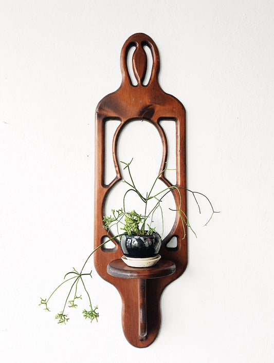 Vintage Openwork Wall Shelf