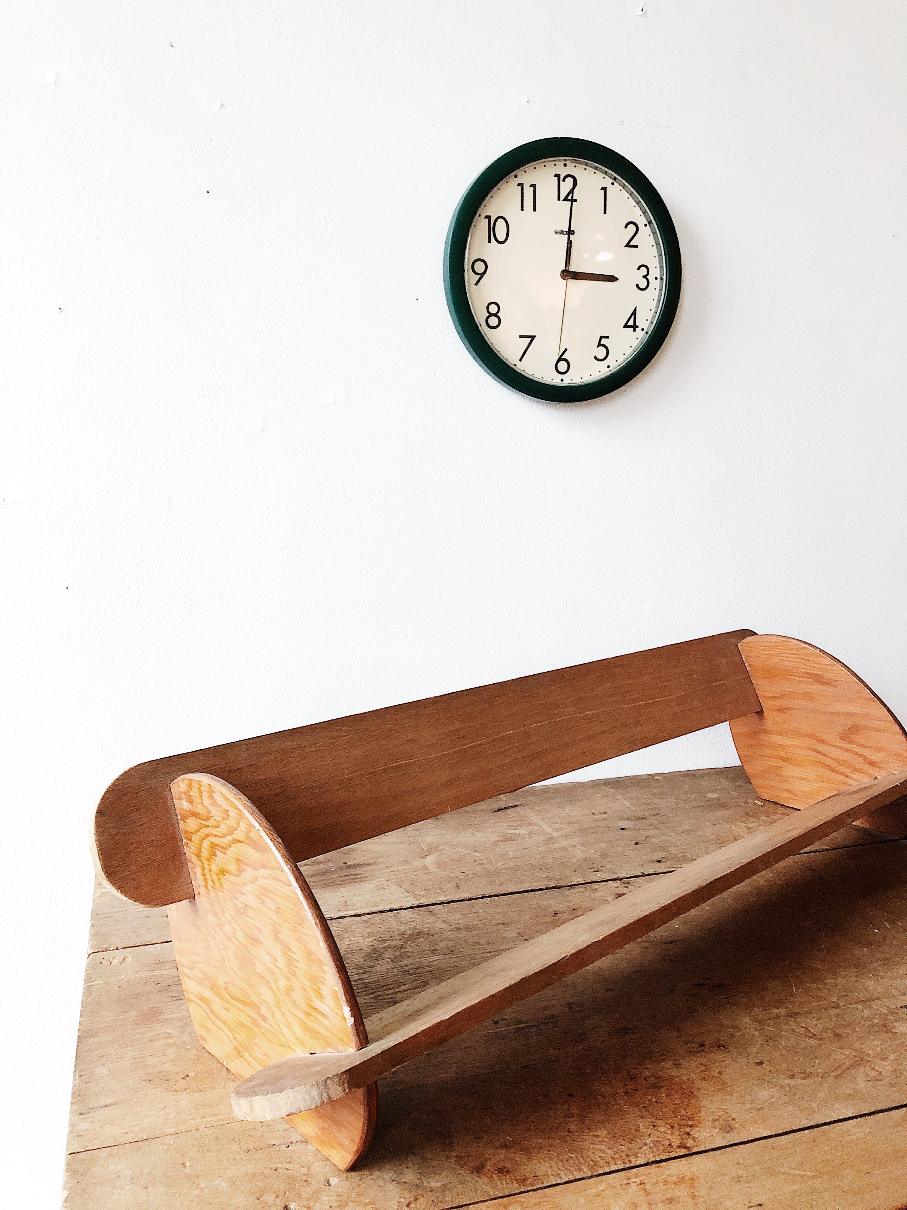 Vintage Wood Table Top Book Rack - Thumbnail 3
