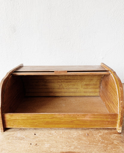 Vintage Tambour Storage Box