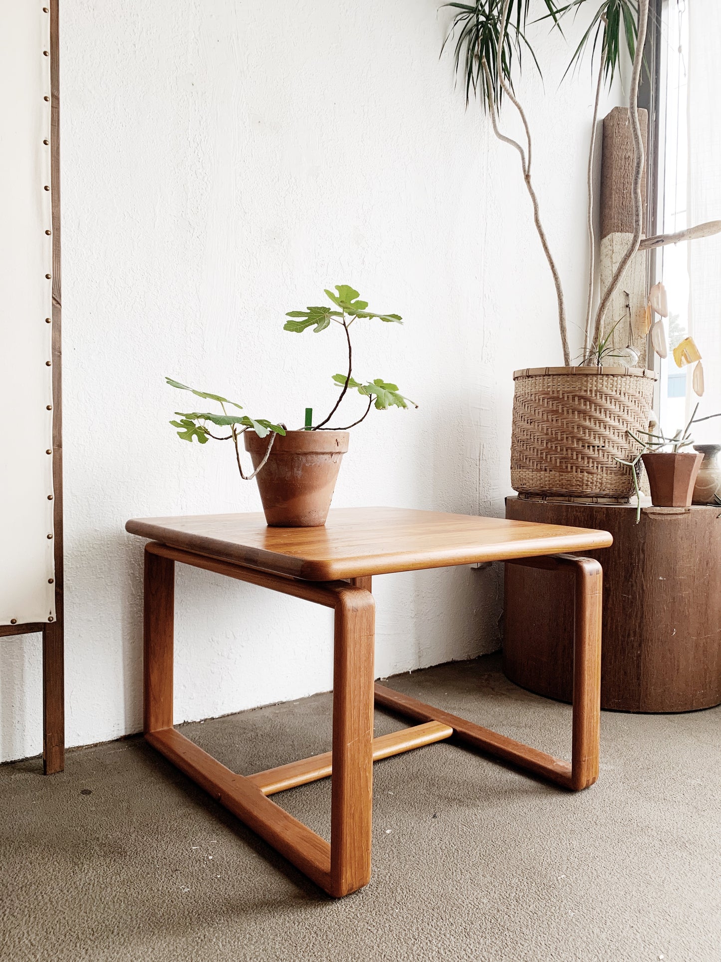 Mid Century Modular Wood Table