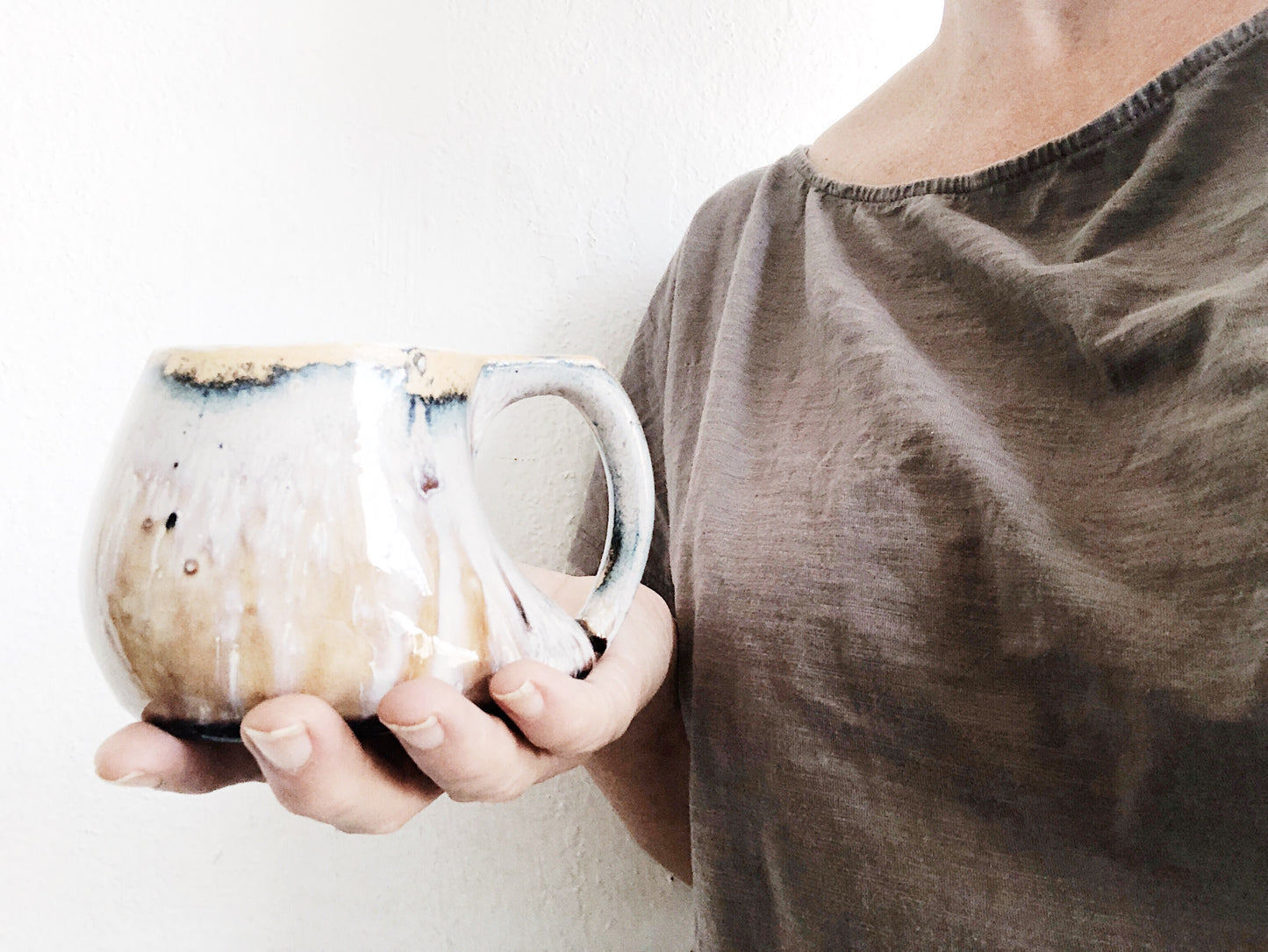 Handmade Ceramic Splash Mug
