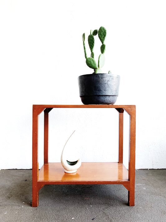 Vintage Wood Side Table