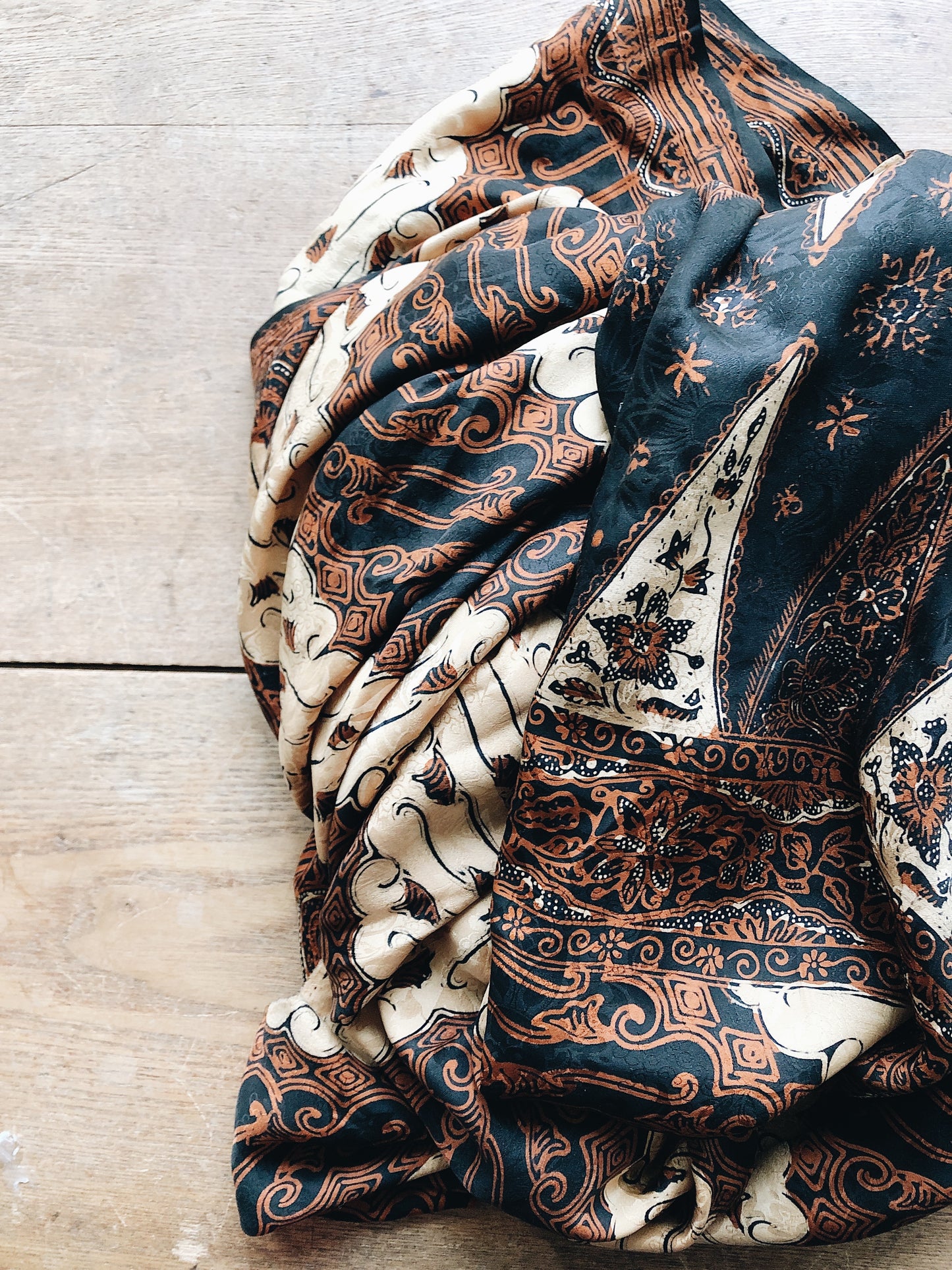 Gorgeous Oversized Silk Textile
