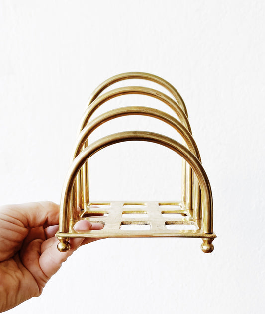 Vintage Brass Rack