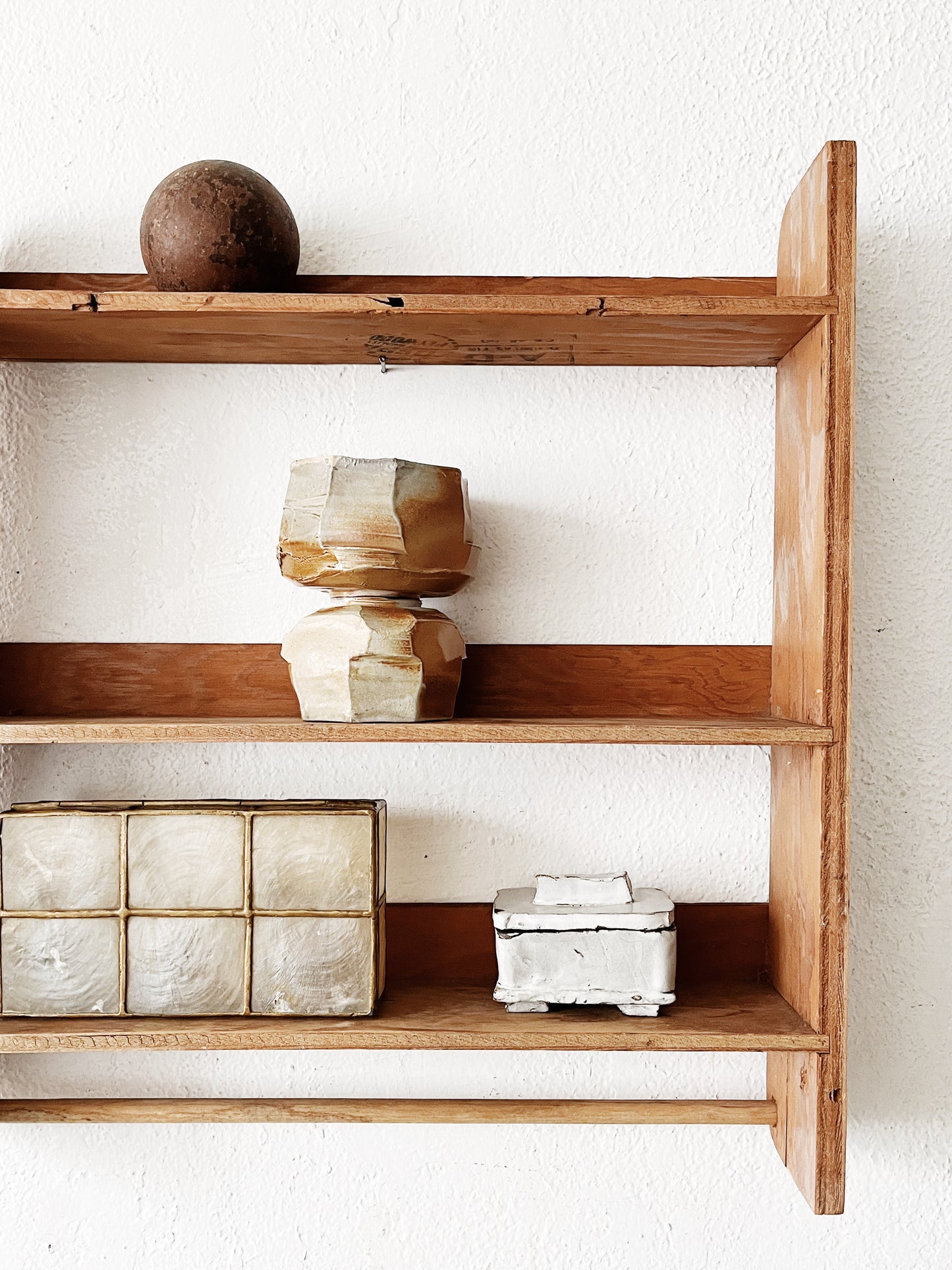 Handmade Ply Wall Shelf