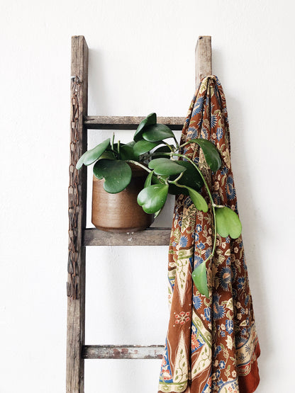 Vintage Industrial Rustic Blanket Ladder