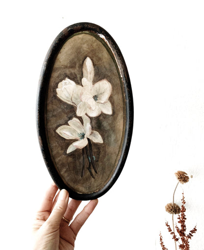 Antique Framed Floral Painting
