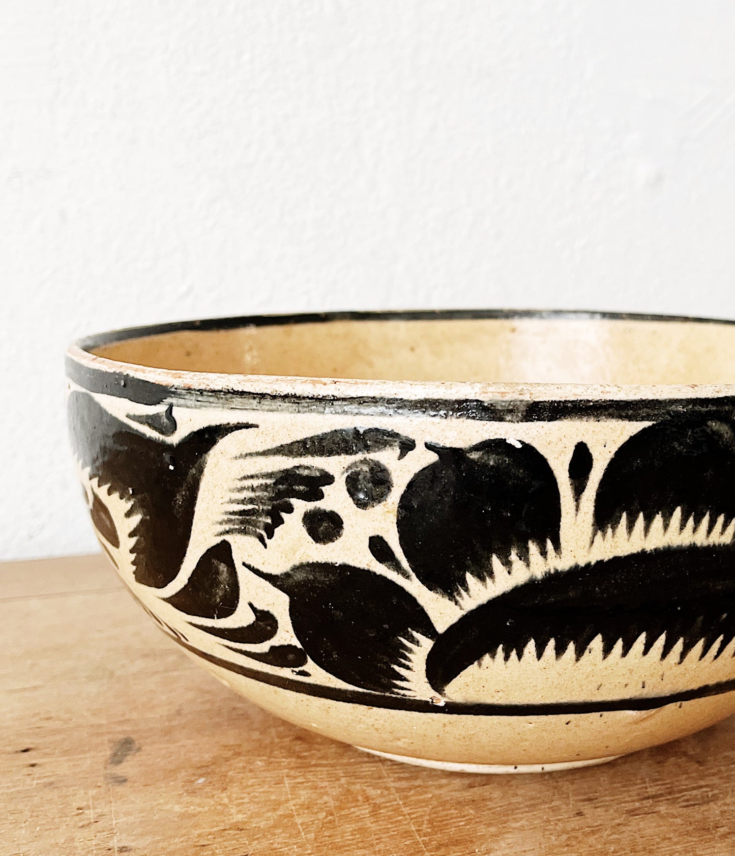 Vintage Mexican Clay Bowl and Servers