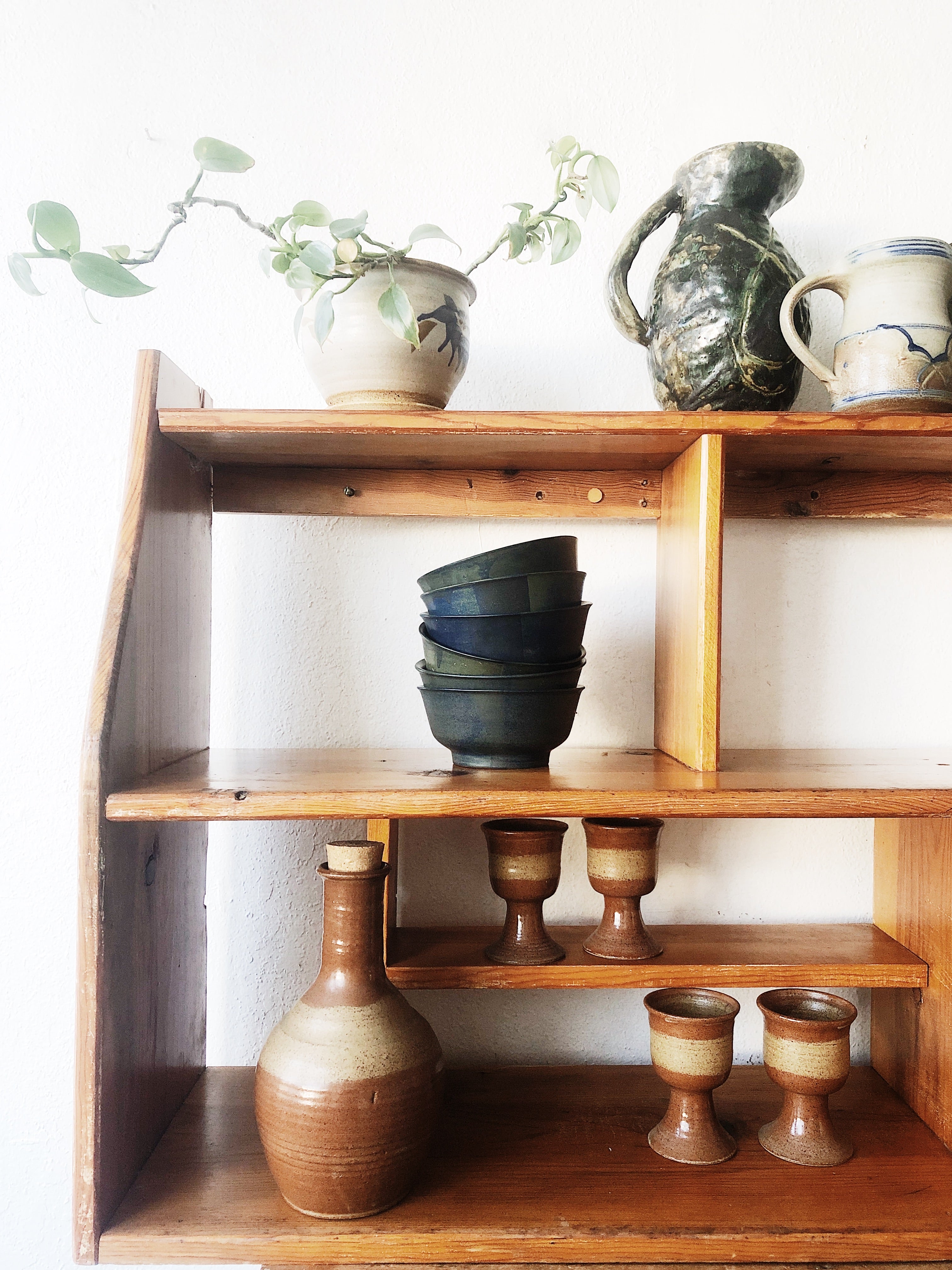 Vintage Handmade Wood Cupboard