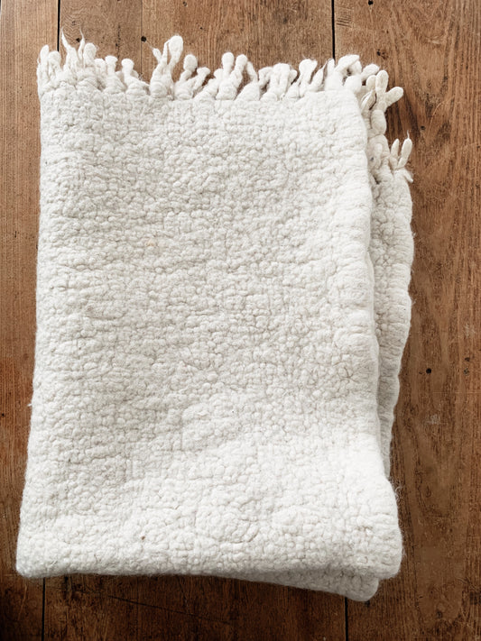 Thick Vintage Wool Rug