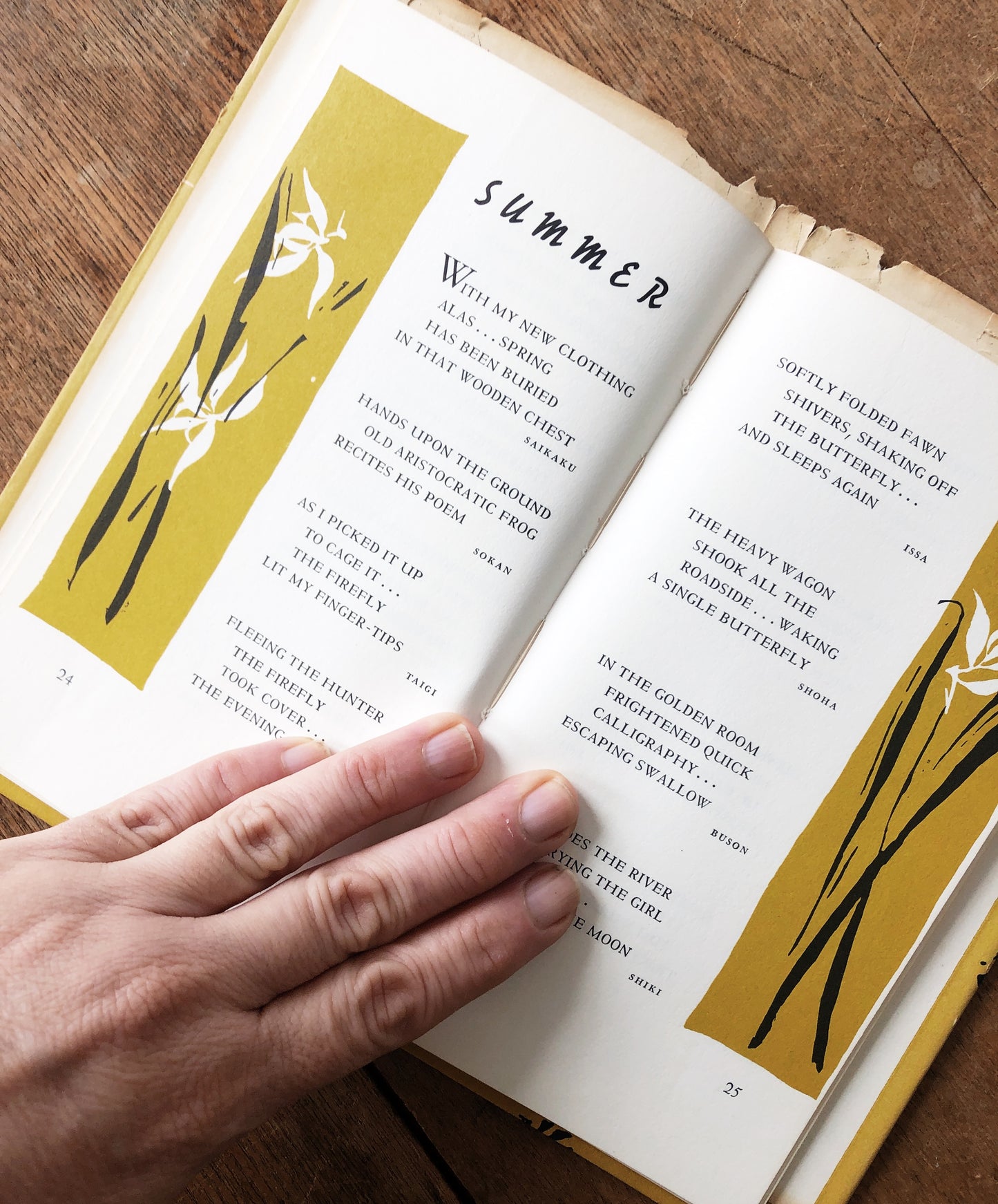 Mid Century Japanese Poetry Book